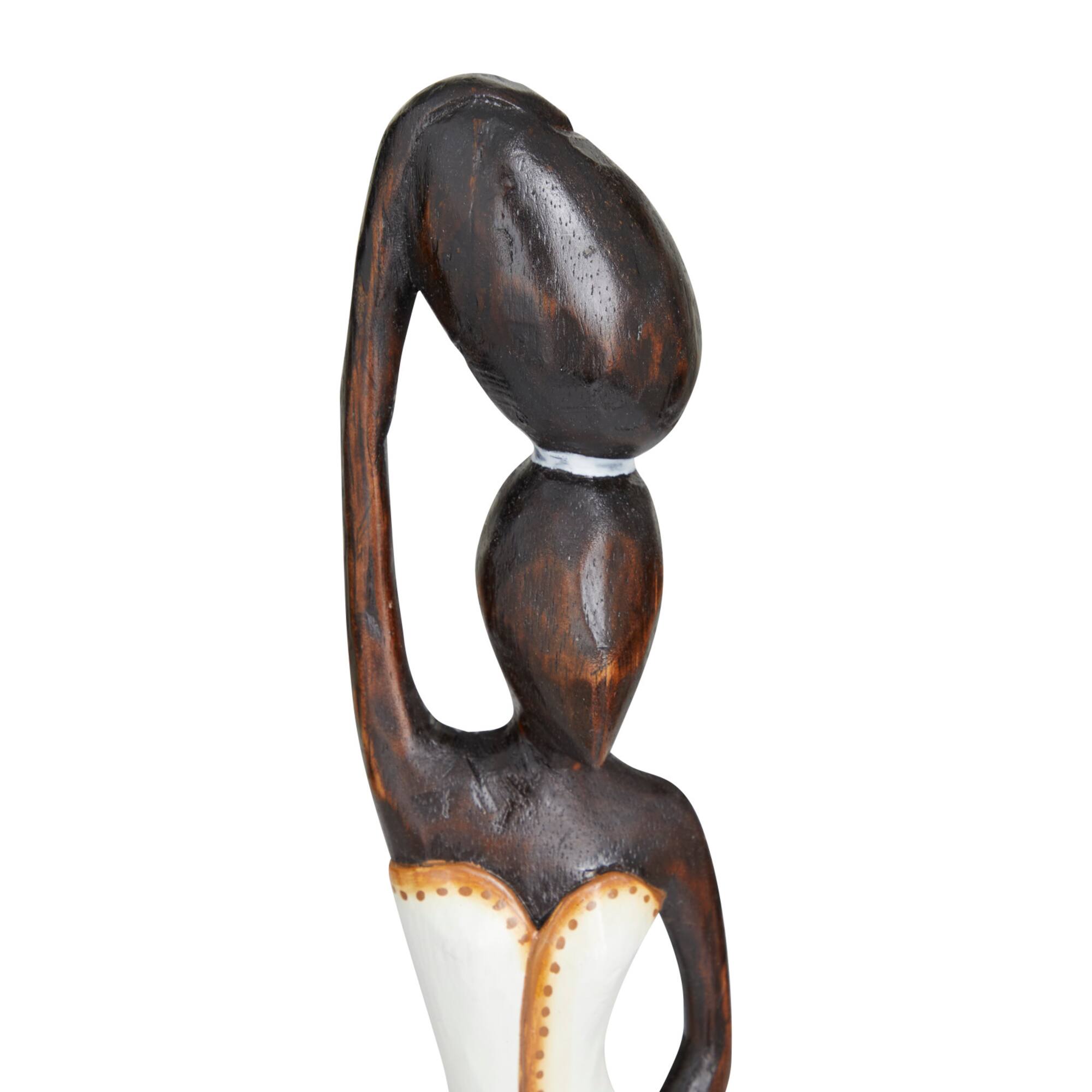 Set of 3 Gold Albizia Bohemian Sculpture, 4" x 4" x 4"